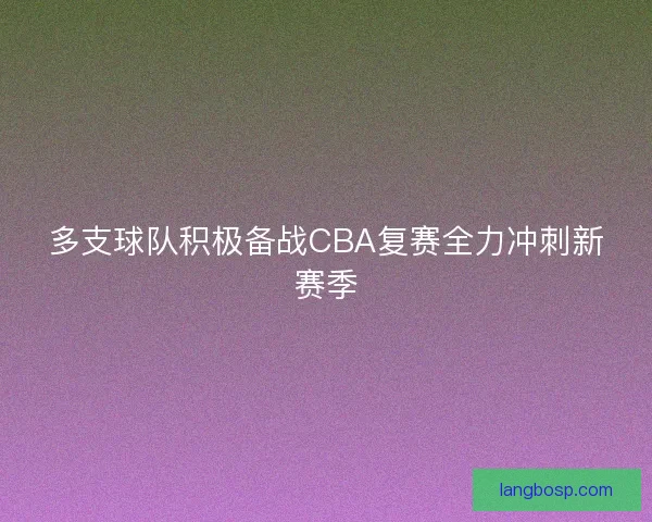 多支球队积极备战CBA复赛全力冲刺新赛季